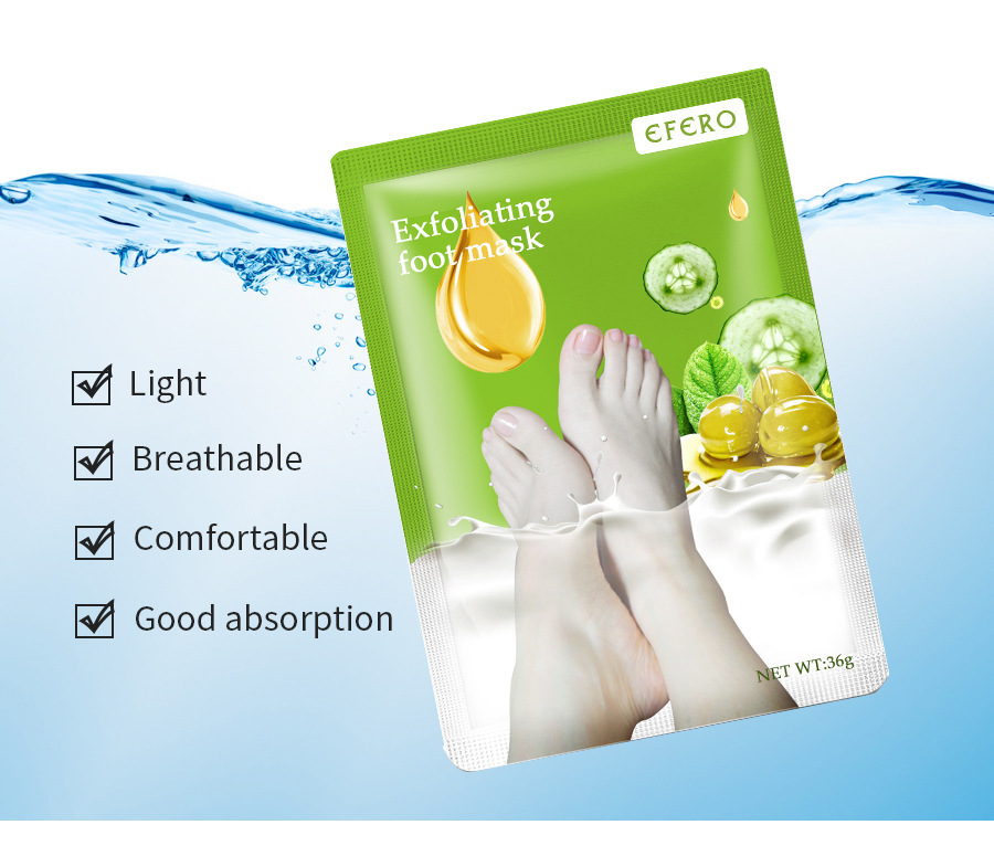 #MoteruStyle! Exfoliating Foot Mask Foot SPA Pedicure Socks Removing Dead Skin Whitening Heels Feet Peeling Anti Cracked Foot Skin Care - 画像 (3)