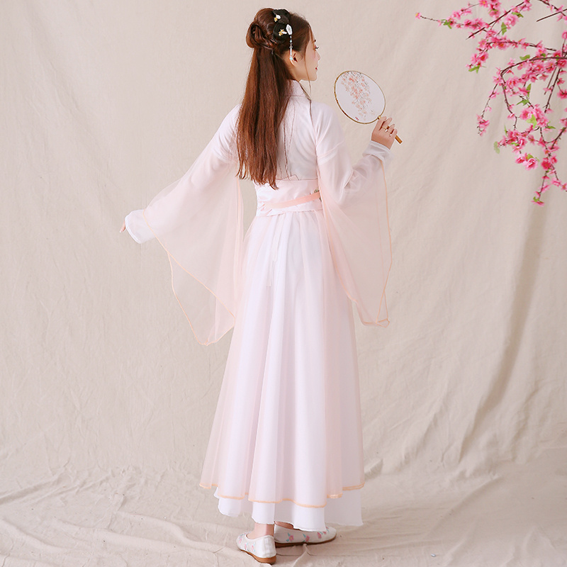 #MoteruStyle! Ancient costume female hanfu skirt fairy Chinese Style Hanfu Dress Costume Dress wide sleeves Onepiece - 画像 (2)