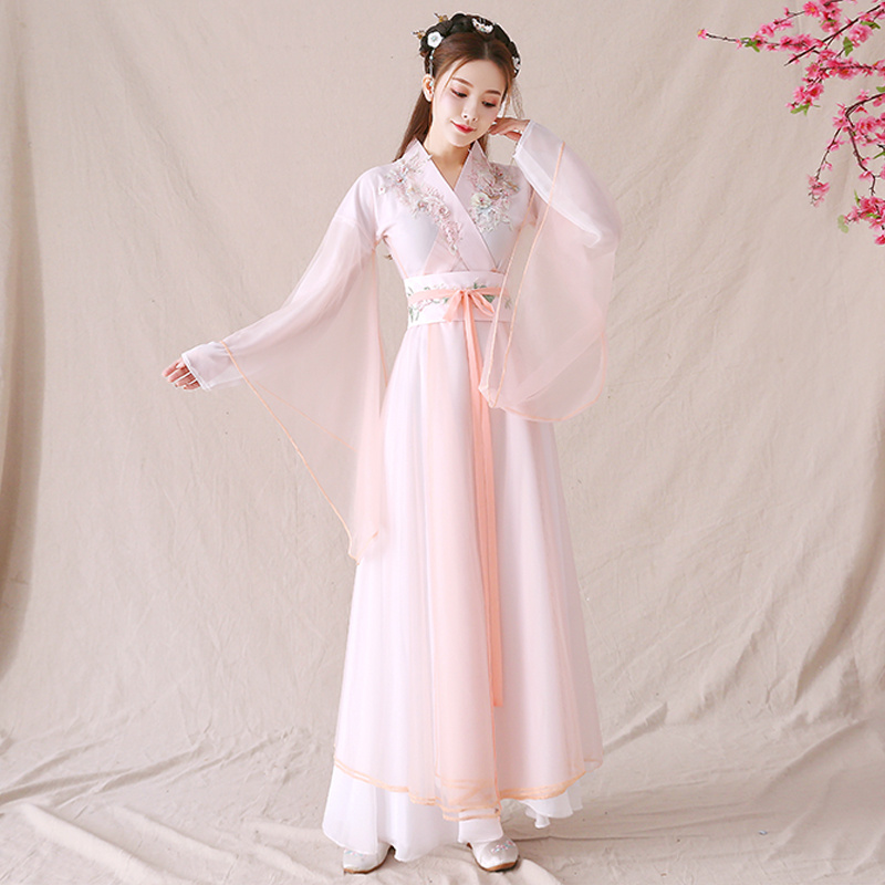#MoteruStyle! Ancient costume female hanfu skirt fairy Chinese Style Hanfu Dress Costume Dress wide sleeves Onepiece - 画像 (5)