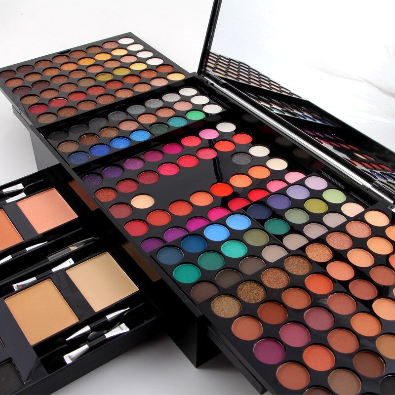 #MoteruStyle!180 Colors Eyes Shadow Blush Set Personalized Piano-shaped Makeup Palette Box - 画像 (3)