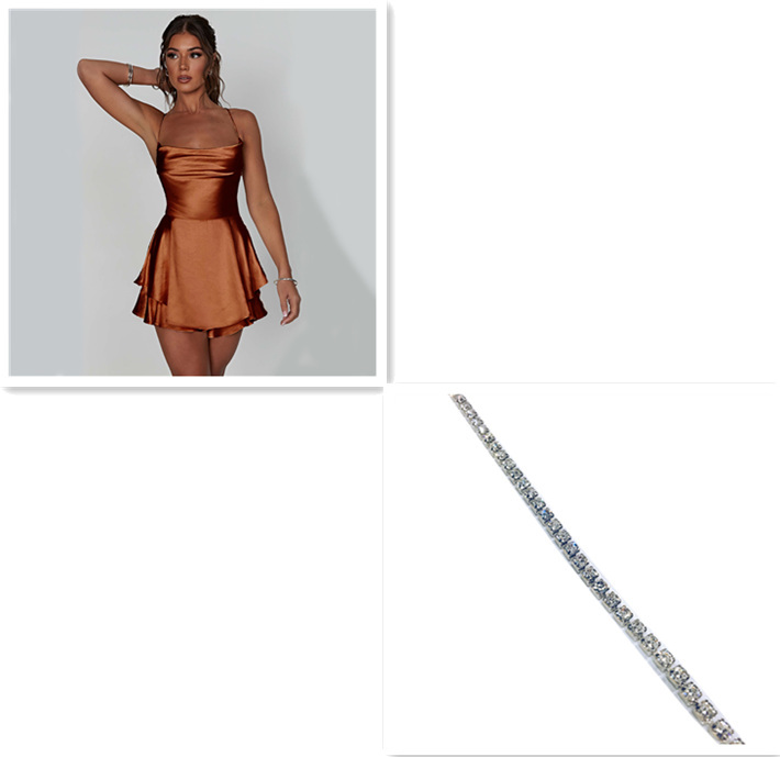 #MoteruStyle! Sexy Suspender Skirt For Women Elegant Slim Strap Satin Backless Lace Up A-Line Short Dress Lady - 画像 (7)