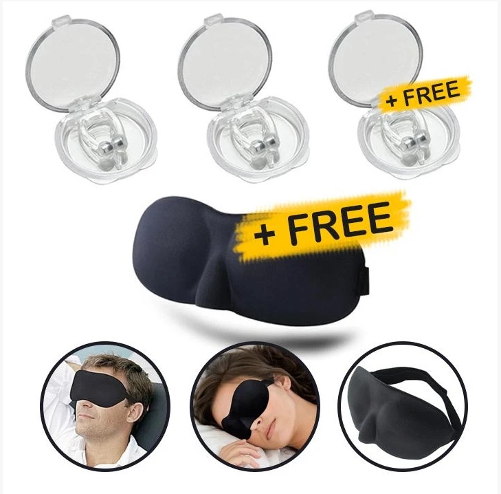 #MoteruStyle!Silicone Magnetic Anti Snore Stop Snoring Nose Clip Sleep Tray Sleeping Aid Apnea Guard Night Device - 画像 (4)