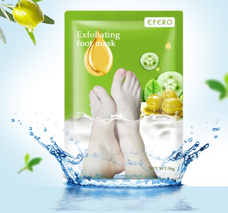 #MoteruStyle! Exfoliating Foot Mask Foot SPA Pedicure Socks Removing Dead Skin Whitening Heels Feet Peeling Anti Cracked Foot Skin Care - 画像 (5)