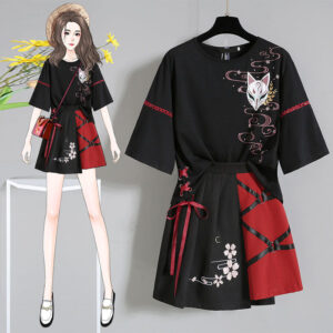 #MoteruStyle! Improved Hanfu Women's Summer Two-piece Suit