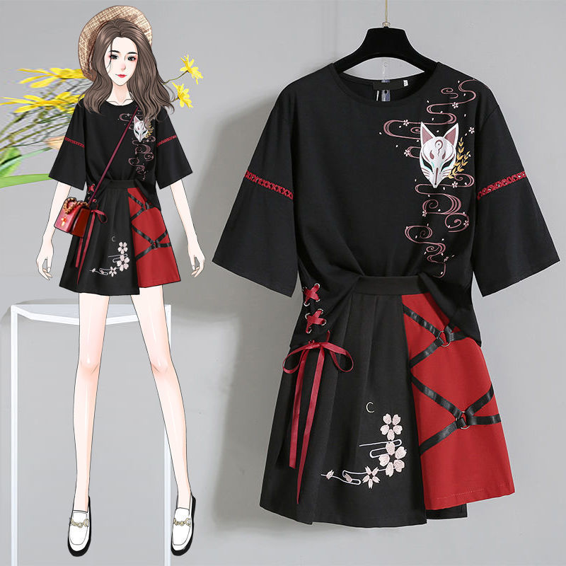 #MoteruStyle! Improved Hanfu Women's Summer Two-piece Suit