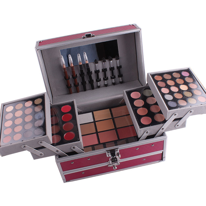 #MoteruStyle! Professional Makeup Palette 3 Layers Cosmetic Box - 画像 (2)