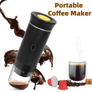 ★MoteruStyle!Electric Grinder Coffee Travel Handy 3 In1 Espresso Portable Coffee Espresso Maker Machine Cafe Portable Capsule Coffee Machine Kitchen Gadgets