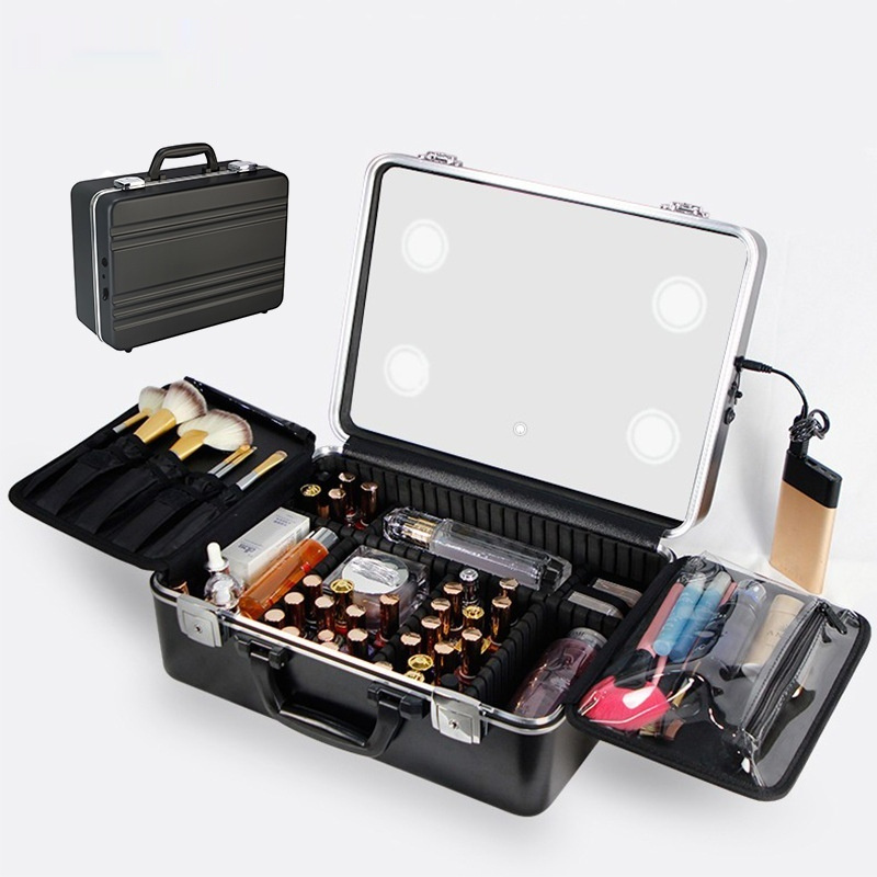 #MoteruStyle!16 Inch Professional Makeup Artist's Dedicated Makeup Box With Mirror And LED Light