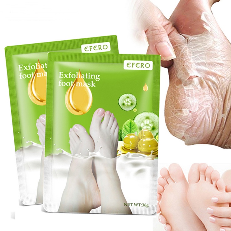 #MoteruStyle! Exfoliating Foot Mask Foot SPA Pedicure Socks Removing Dead Skin Whitening Heels Feet Peeling Anti Cracked Foot Skin Care