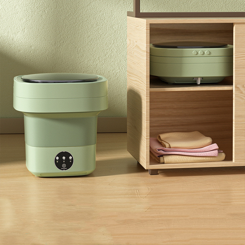 #MoteruStyle! Mini Foldable Washing Machine Portable Mini Socks Underwear Panties Washing Machine Big Capacity 3 Models With Spinning Dry Gadgets - 画像 (5)