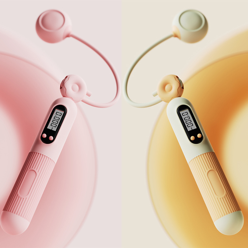 #MoteruStyle! Jump Rope With Counter, Adjustable Skipping Rope With Calorie Counter, Smart Skipping Rope For Fitness Exercise And Weight Lose - 画像 (3)