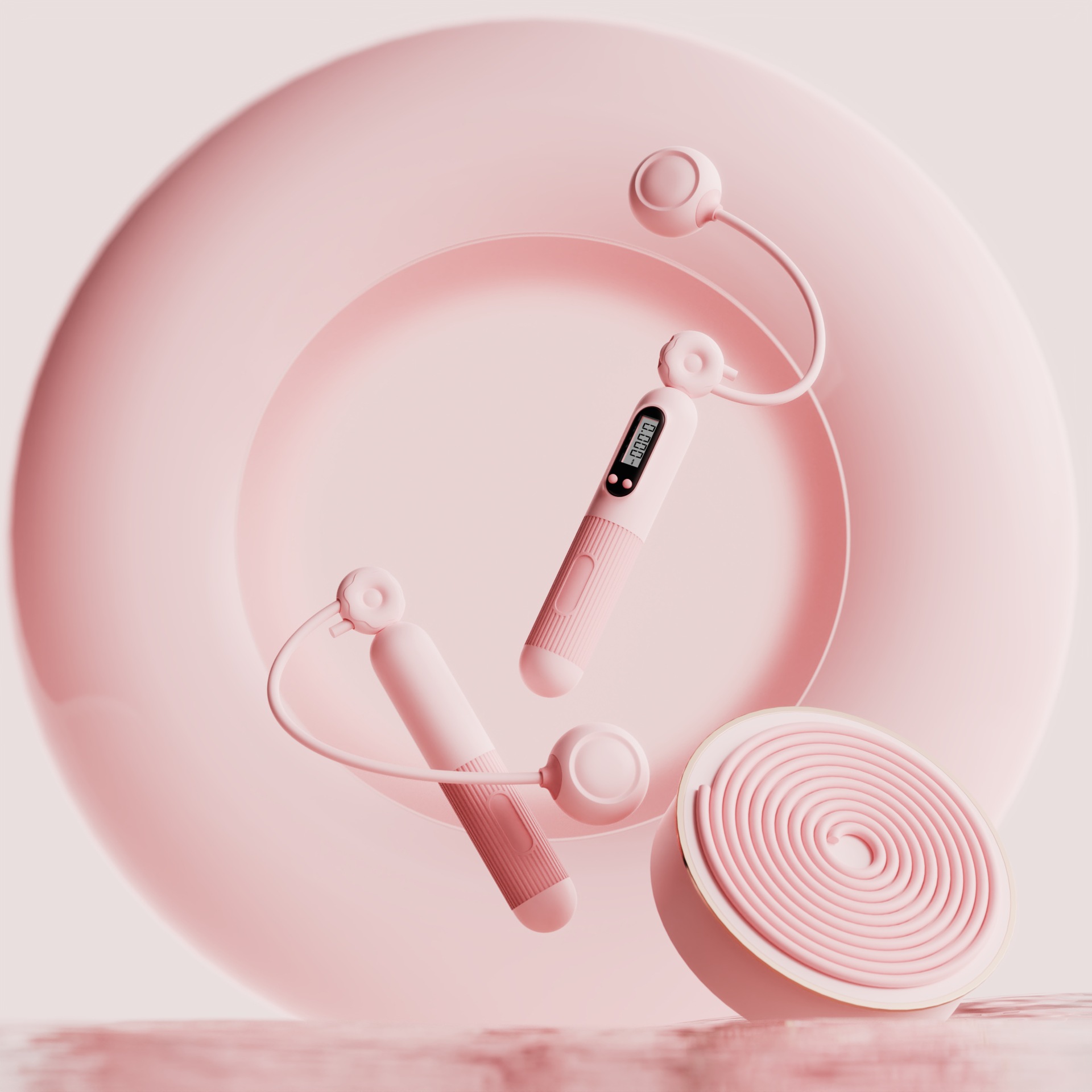 #MoteruStyle! Jump Rope With Counter, Adjustable Skipping Rope With Calorie Counter, Smart Skipping Rope For Fitness Exercise And Weight Lose - 画像 (7)