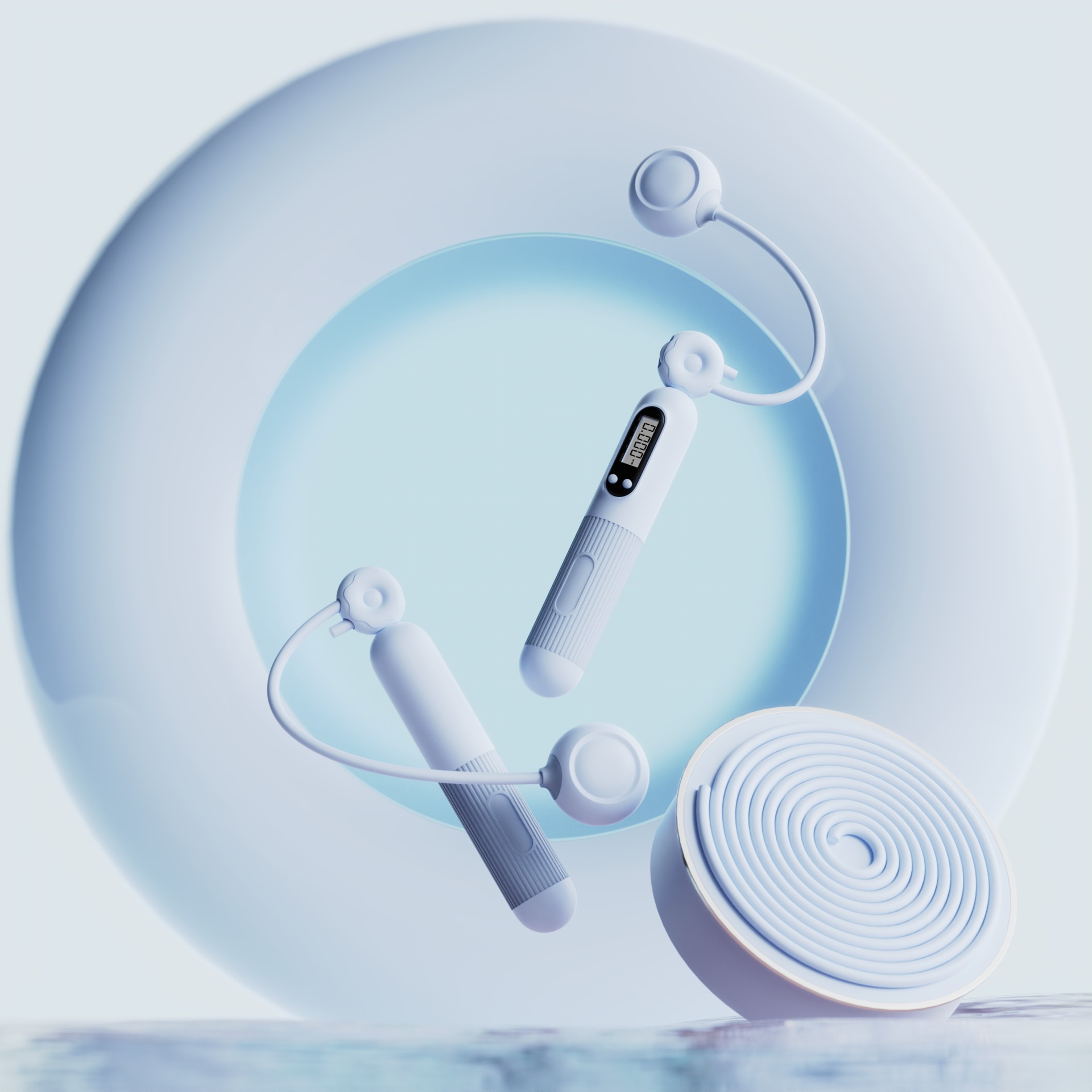 #MoteruStyle! Jump Rope With Counter, Adjustable Skipping Rope With Calorie Counter, Smart Skipping Rope For Fitness Exercise And Weight Lose - 画像 (2)