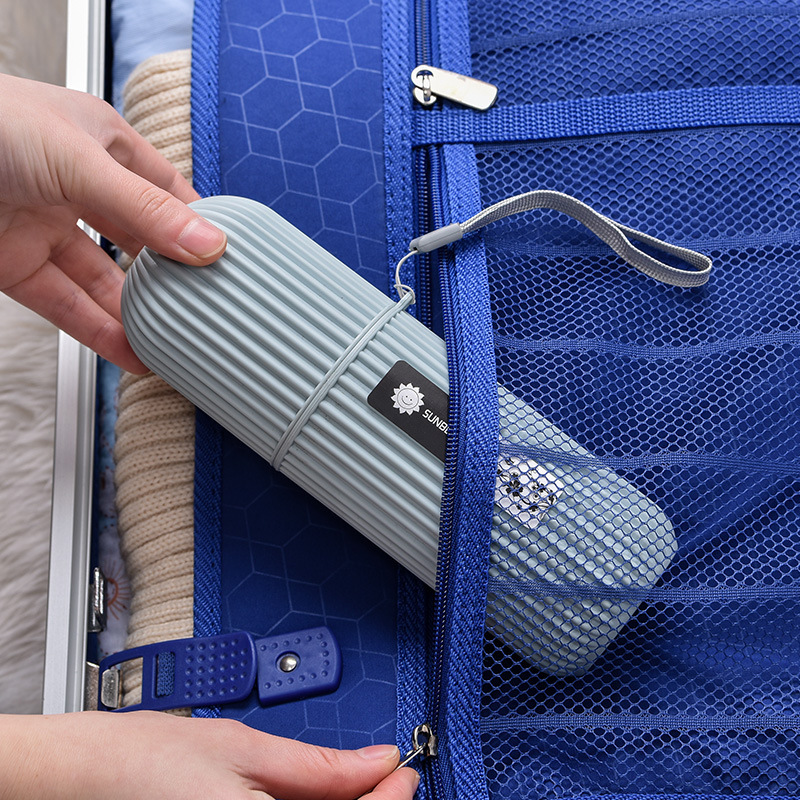 #MoteruStyle!Portable Travel Suit Couple Toothbrush Box - 画像 (2)