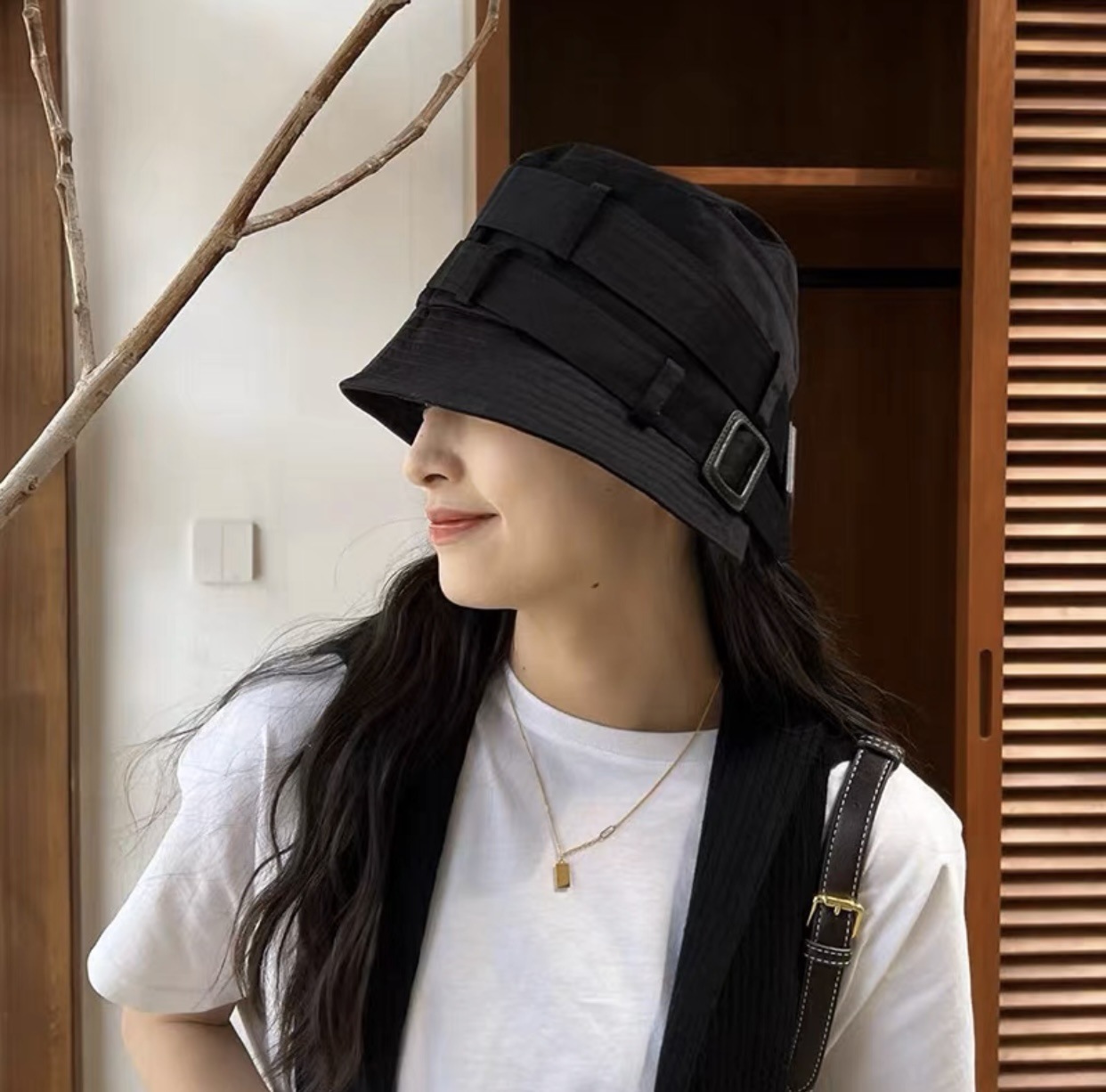 #MoteruStyle! Japanese Style Fisherman Hat Female Spring And Summer All-match Sunshade - 画像 (3)