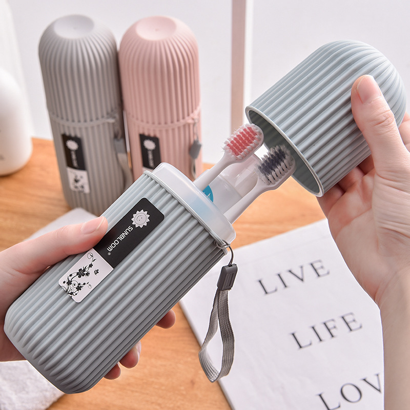 #MoteruStyle!Portable Travel Suit Couple Toothbrush Box - 画像 (3)