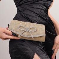 #MoteruStyle! Bow Evening Bag Adjustable Strap Ribbon Sparkly Rhinestone Formal Clutch Purses Wedding Glitter Party Prom Purse Dressy Hobo Shoulder Bag - 画像 (7)