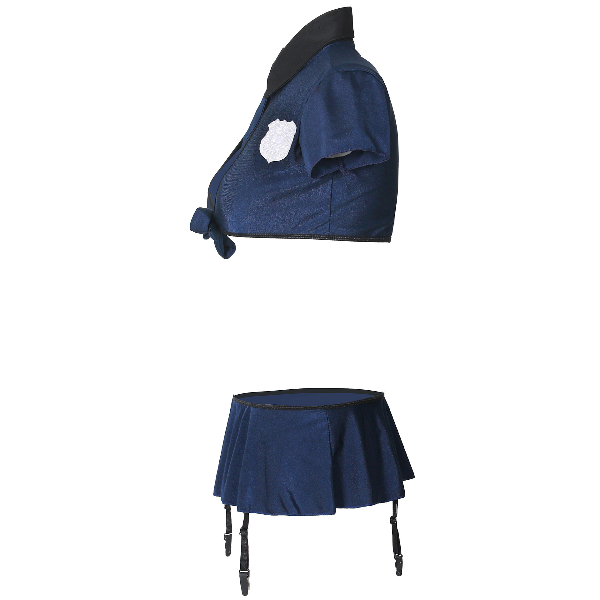 #MoteruStyle! Lolita Style, COP COSTUME Costume Temptation StoL Womens Sexy Fashion Lingerie Female Police Uniform Nightwear, Underwear, Cos Lingerie Cheongsam Suits police chief uniform 5 pcs /set - 画像 (2)