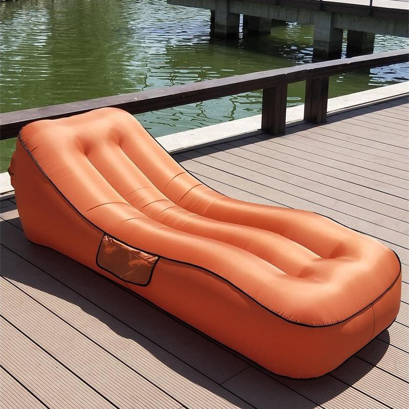 #MoteruStyle! Camping Sofa Inflatable Sofa Portable Air Bed Outdoor Airbed Casual Beach Recliner Floatation Bed