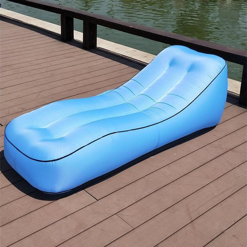 #MoteruStyle! Camping Sofa Inflatable Sofa Portable Air Bed Outdoor Airbed Casual Beach Recliner Floatation Bed - 画像 (10)