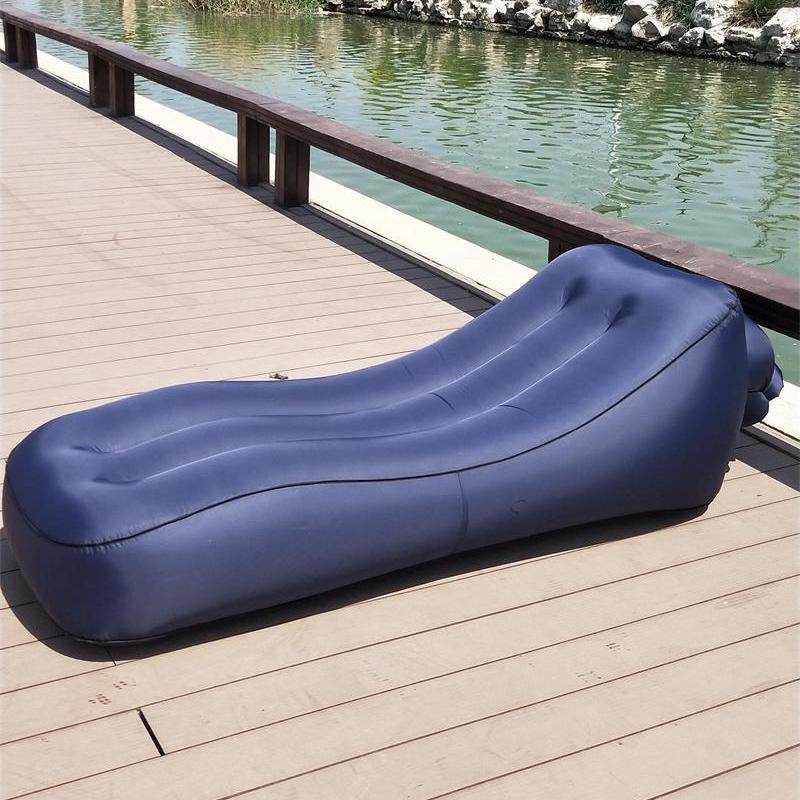 #MoteruStyle! Camping Sofa Inflatable Sofa Portable Air Bed Outdoor Airbed Casual Beach Recliner Floatation Bed - 画像 (8)